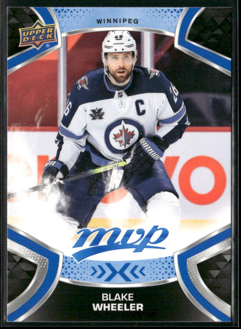 Blake Wheeler 2021-22 Upper Deck MVP Blue #26 Winnipeg Jets