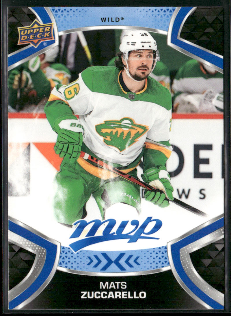 Mats Zuccarello 2021-22 Upper Deck MVP Blue #36 Minnesota Wild