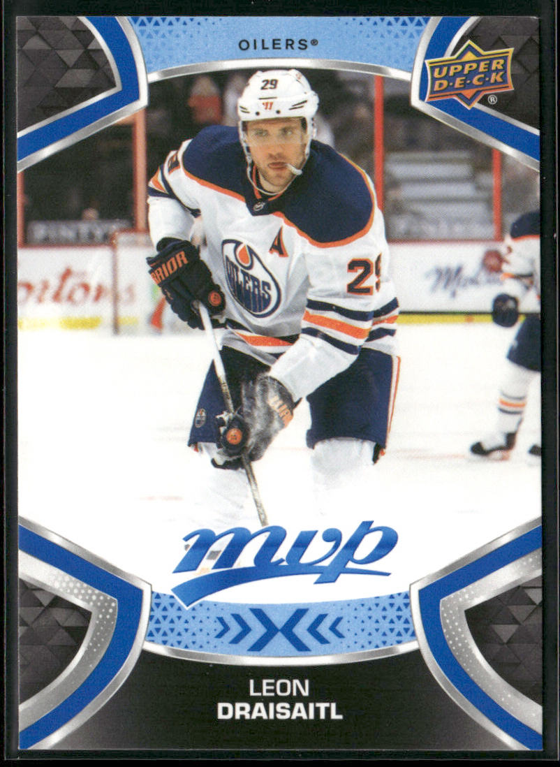 Leon Draisaitl 2021-22 Upper Deck MVP Blue #210 Edmonton Oilers