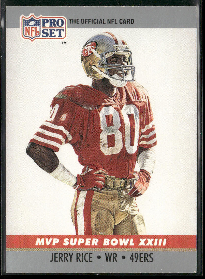 Jerry Rice 1990 Pro Set Super Bowl MVP Collectibles #23 San Francisco 49ers