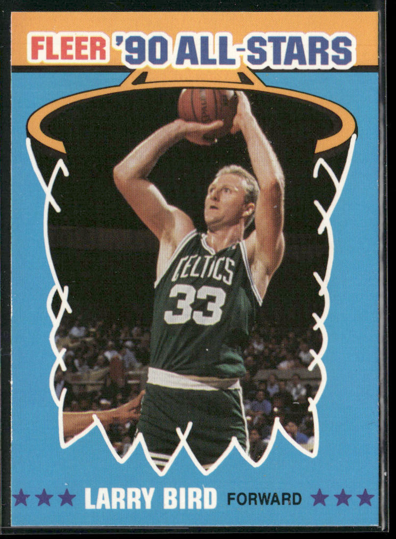 Larry Bird 1990-91 Fleer All-Stars #2 Boston Celtics