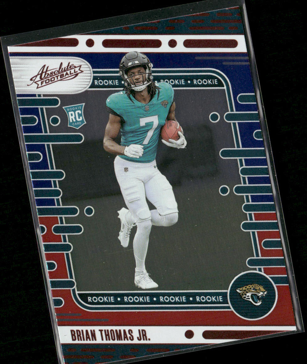 Brian Thomas Jr. 2024 Panini Absolute Red and Blue #123 Jacksonville Jaguars