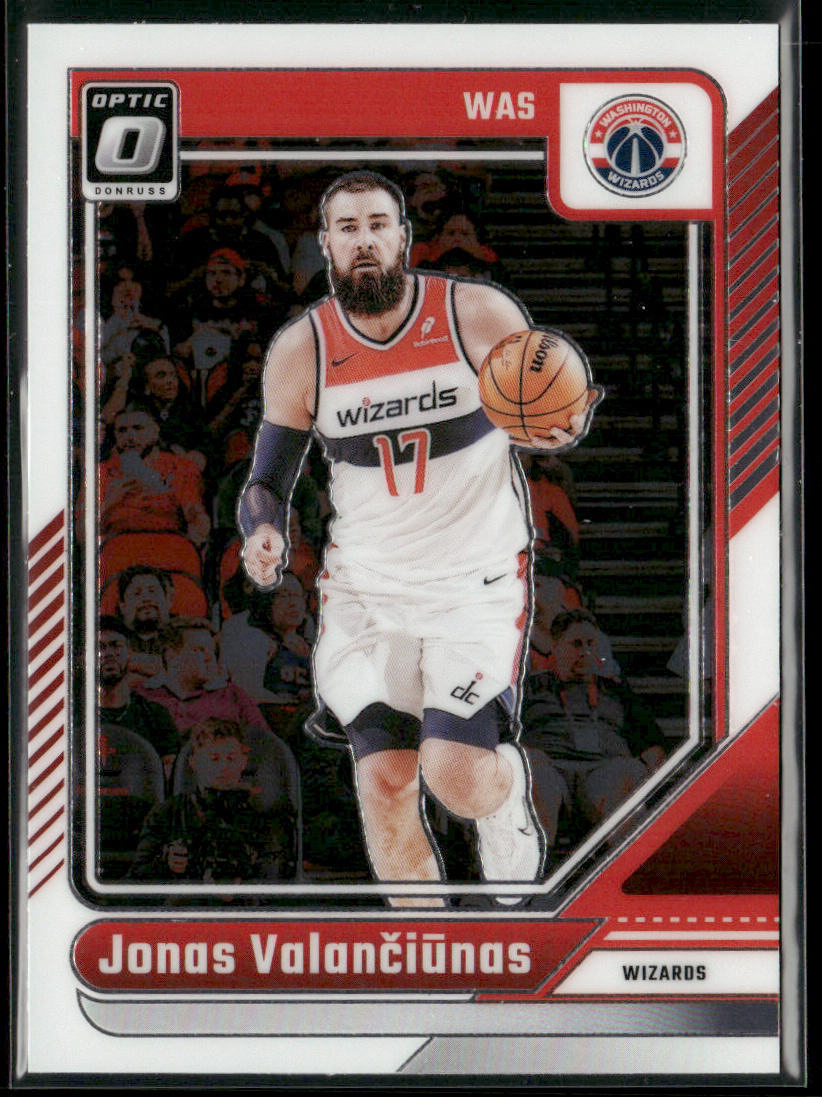 Jonas Valanciunas 2024-25 Donruss Optic #21 Washington Wizards
