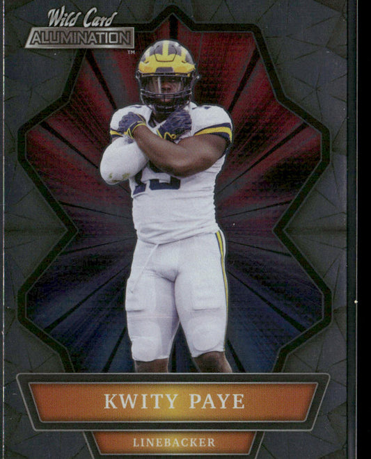Kwity Paye 2021 Wild Card Alumination #ABC-28 Michigan Wolverines