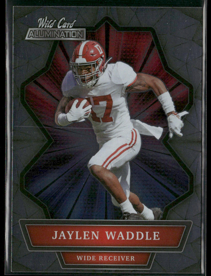 Jaylen Waddle 2021 Wild Card Alumination #ABC-12 Alabama Crimson Tide
