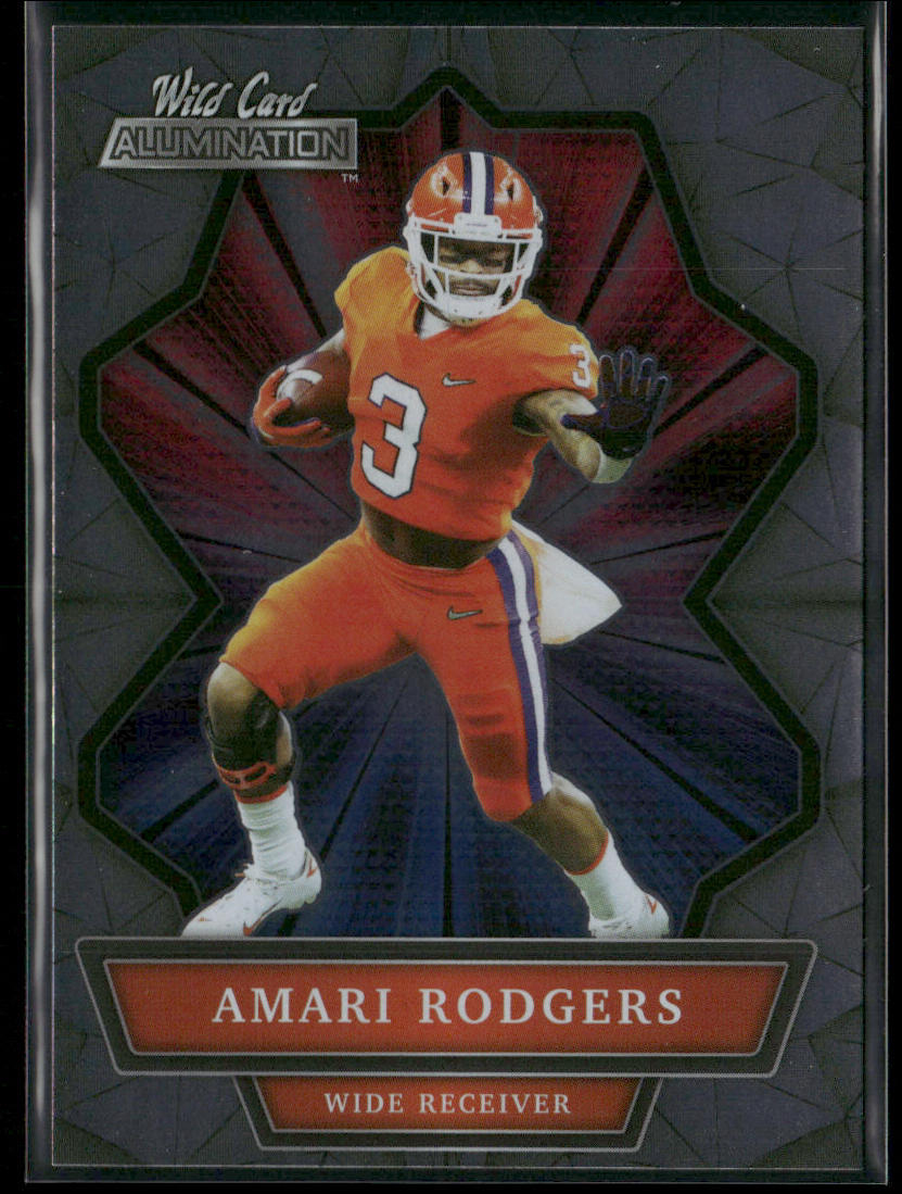 Amari Rodgers 2021 Wild Card Alumination #ABC-45 Clemson Tigers front