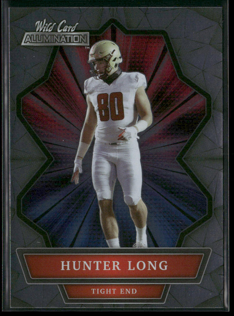 Hunter Long 2021 Wild Card Alumination #ABC-30 Boston College Eagles front