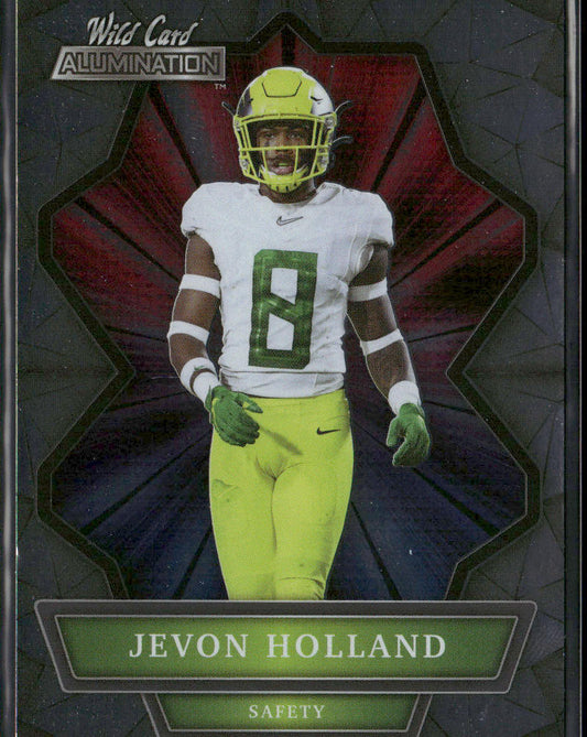 Jevon Holland 2021 Wild Card Alumination #ABC-42 Oregon Ducks