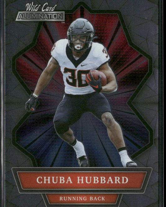 Chuba Hubbard 2021 Wild Card Alumination #ABC-24 Oklahoma State Cowboys