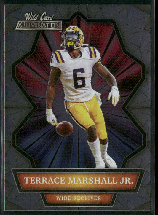 Terrace Marshall Jr. 2021 Wild Card Alumination #ABC-13 LSU Tigers
