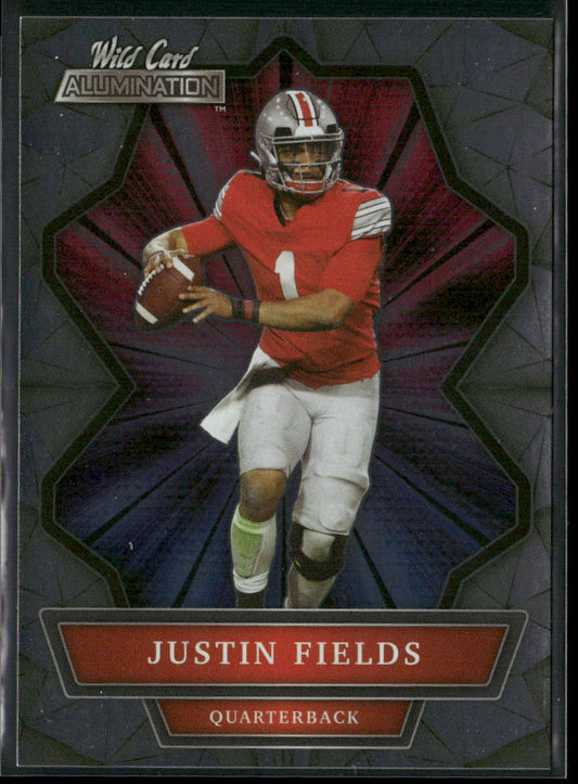 Justin Fields 2021 Wild Card Alumination #ABC-2 Ohio State Buckeyes