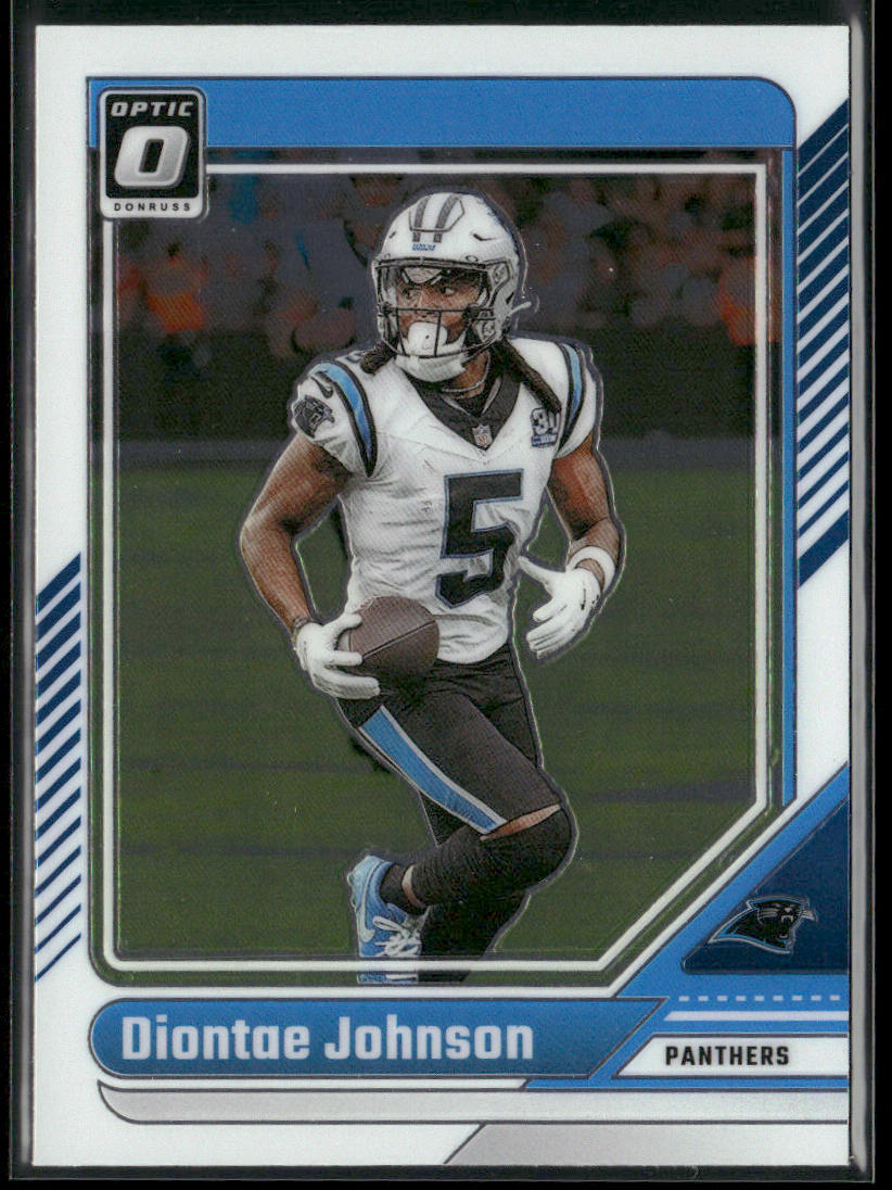 Diontae Johnson 2024 Donruss Optic #30 Carolina Panthers