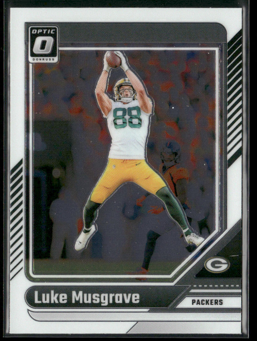 Luke Musgrave 2024 Donruss Optic #73 Green Bay Packers