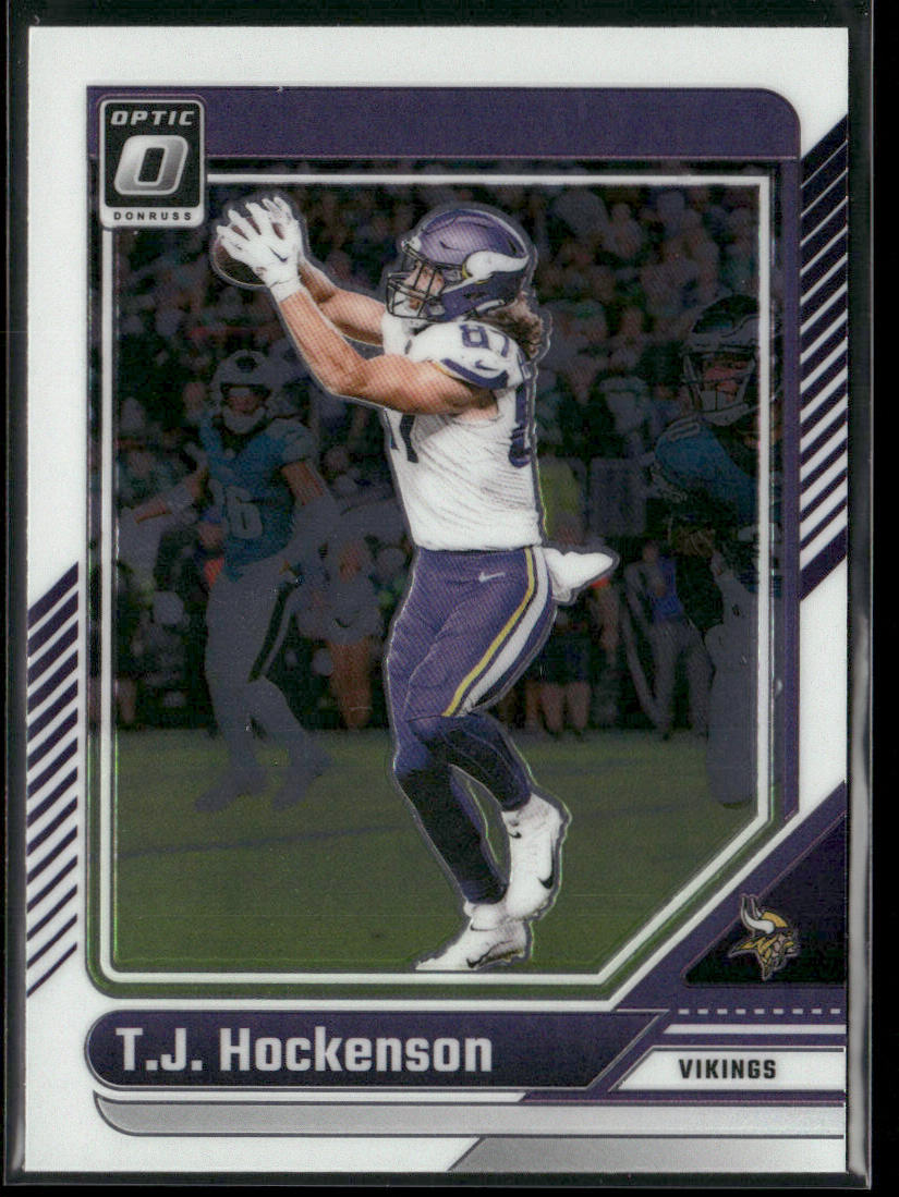 T.J. Hockenson 2024 Donruss Optic #131 Minnesota Vikings