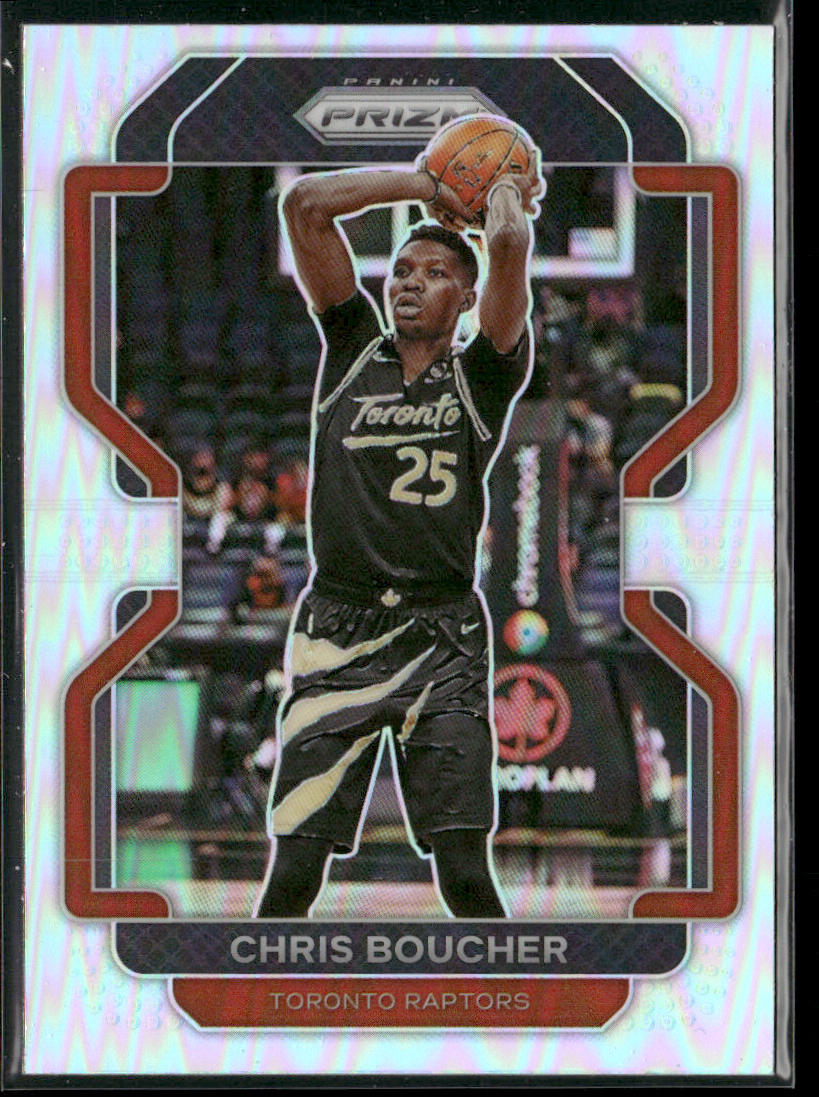 Chris Boucher 2021-22 Panini Prizm Silver #182 Toronto Raptors