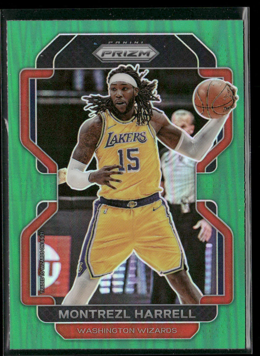 Montrezl Harrell 2021-22 Panini Prizm Green #137 Washington Wizards