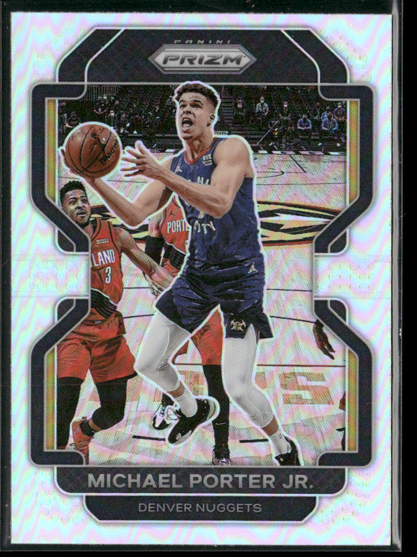 Michael Porter Jr. 2021-22 Panini Prizm Silver Wave #164 Denver Nuggets