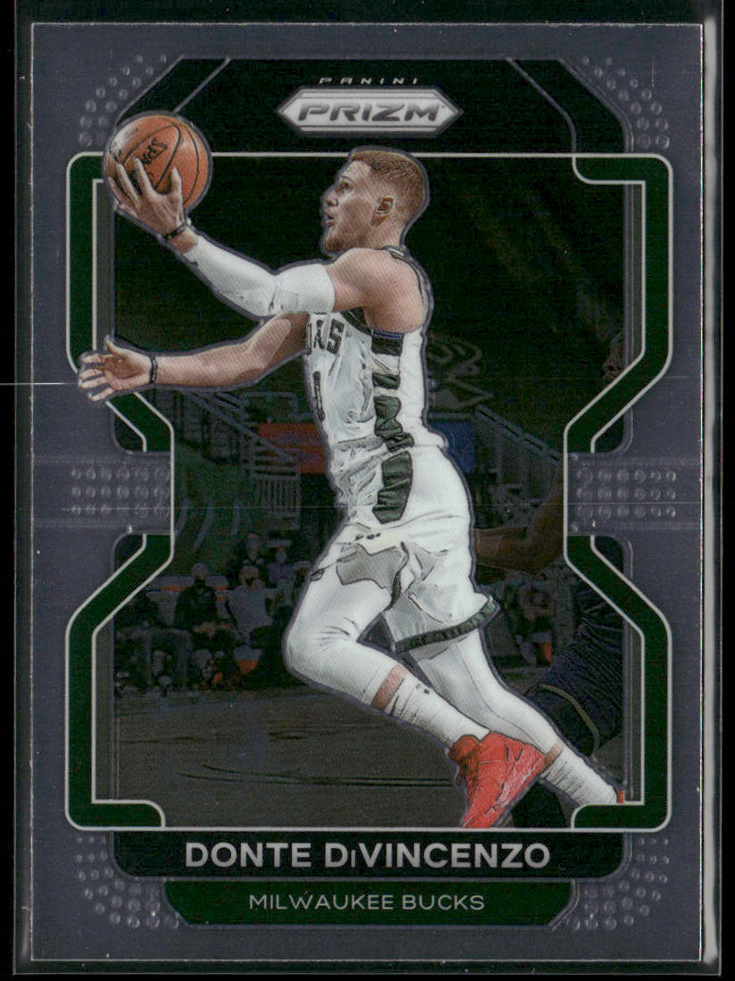 Donte DiVincenzo 2021-22 Panini Prizm #88 Milwaukee Bucks