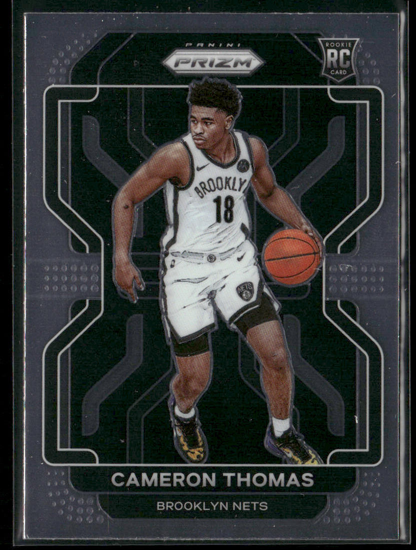 Cameron Thomas 2021-22 Panini Prizm #297 RC Brooklyn Nets