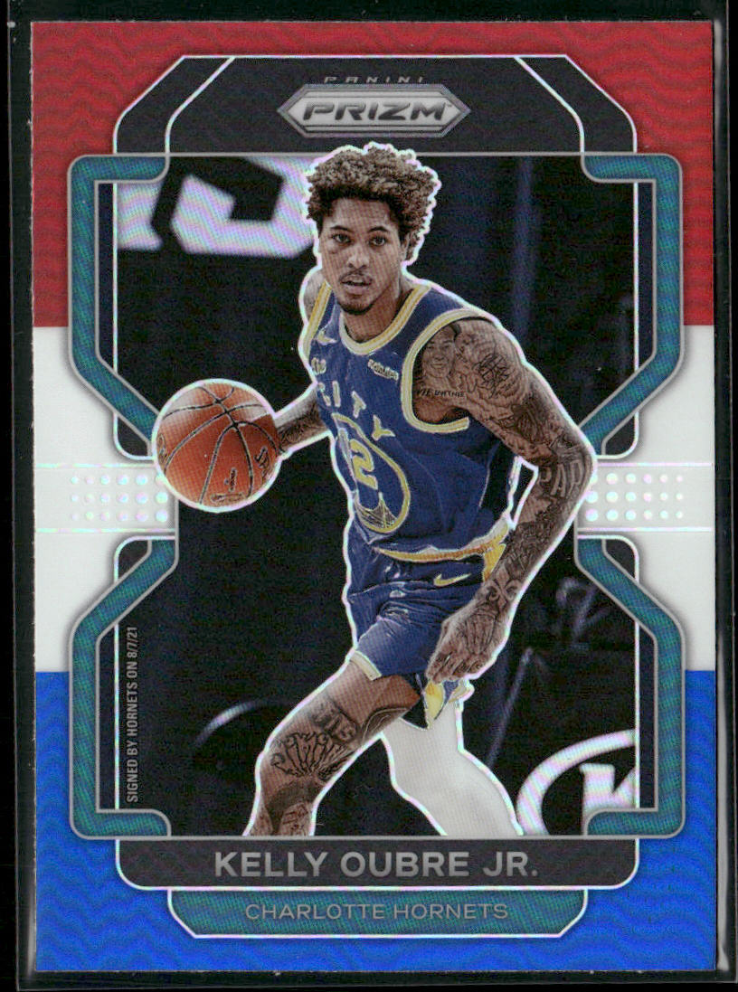 Kelly Oubre Jr. 2021-22 Panini Prizm Red White and Blue #103 Charlotte Hornets