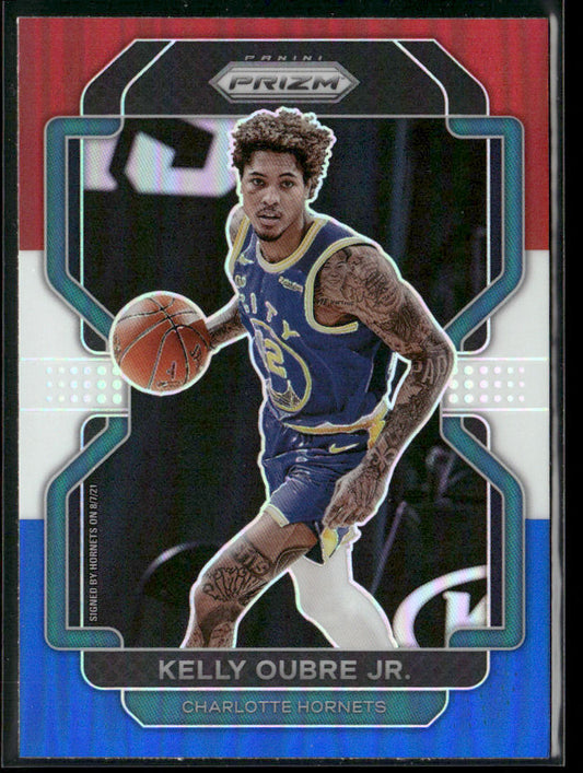 Kelly Oubre Jr. 2021-22 Panini Prizm Red White and Blue #103 Charlotte Hornets front