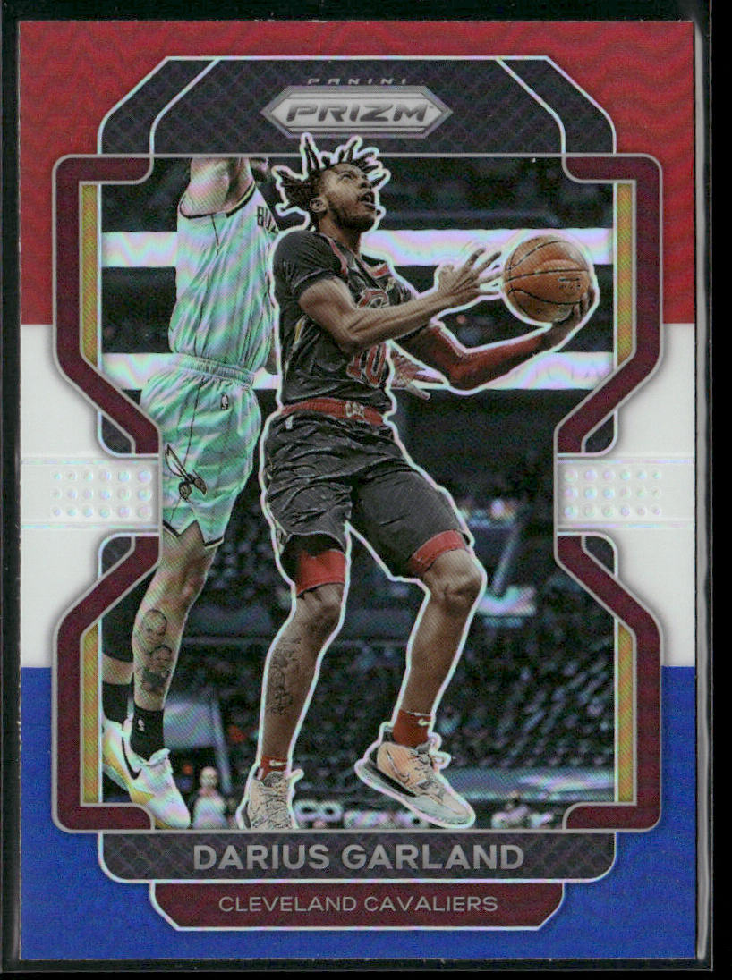 Darius Garland 2021-22 Panini Prizm Red White and Blue #226 Cleveland Cavaliers