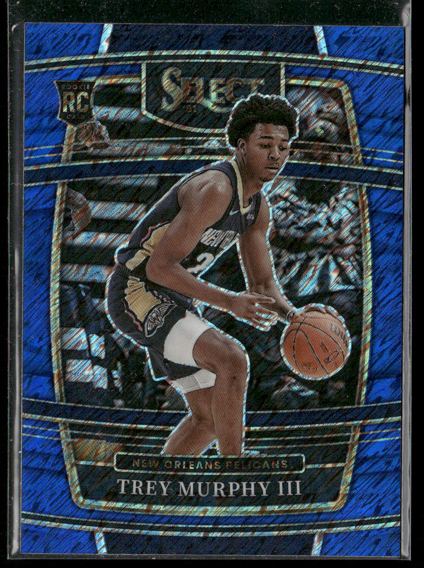 Trey Murphy III 2021-22 Panini Select Blue Shimmer Prizms #46 RC Pelicans