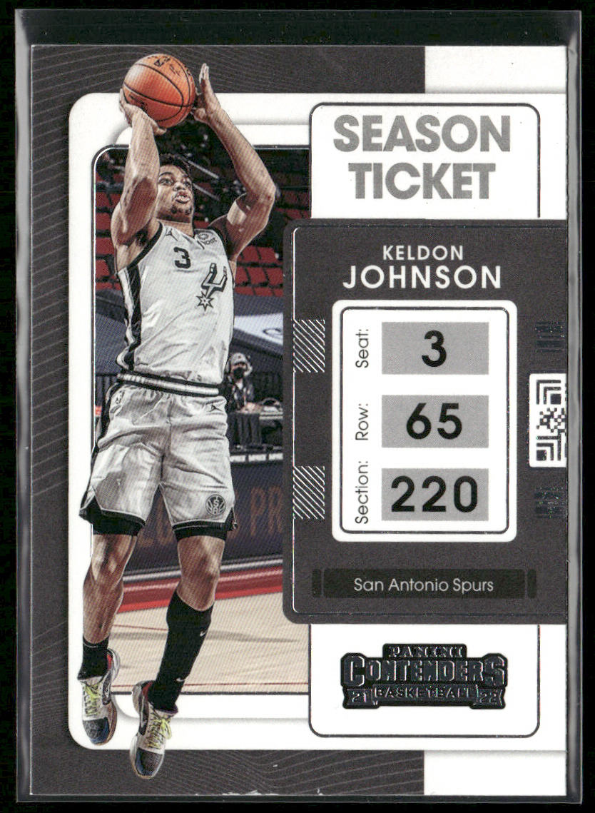 Keldon Johnson 2021-22 Panini Contenders #1 San Antonio Spurs