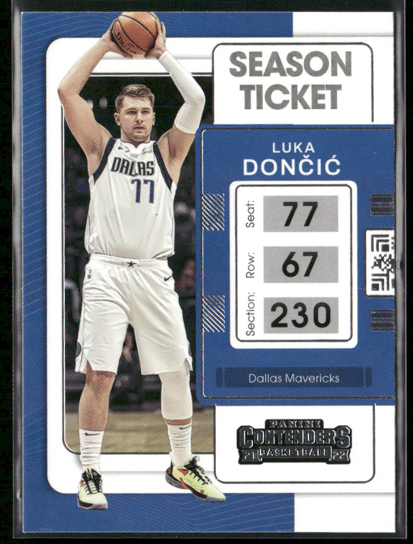 Luka Doncic 2021-22 Panini Contenders #18 Dallas Mavericks