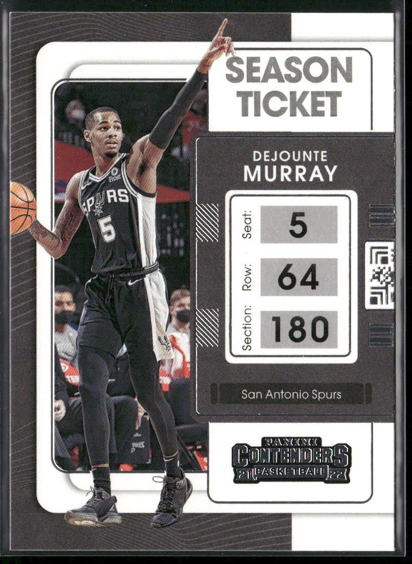 Dejounte Murray 2021-22 Panini Contenders #89 San Antonio Spurs