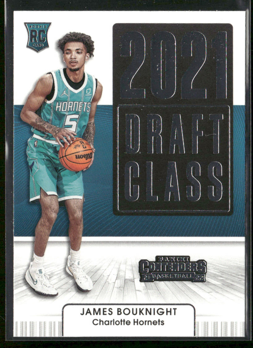 James Bouknight 2021-22 Panini Contenders 2021 Draft Class #11 Charlotte Hornets
