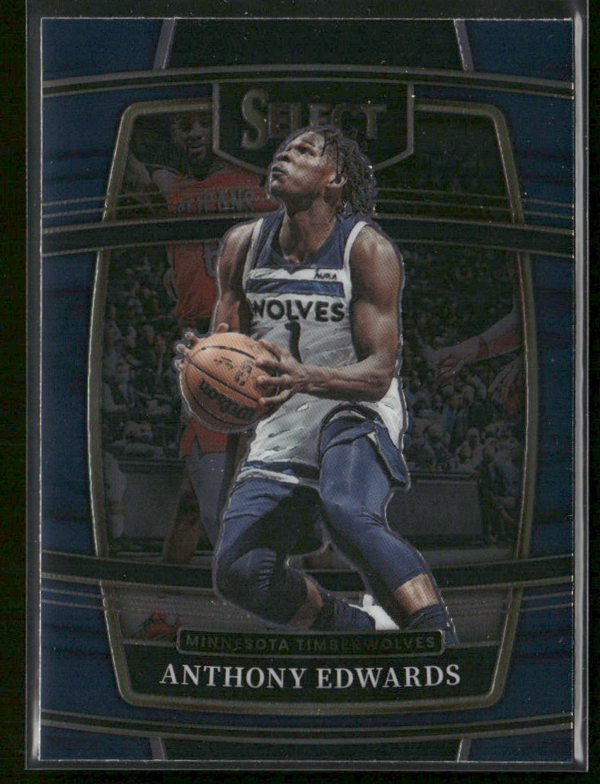 Anthony Edwards 2021-22 Panini Select Blue (Retail Base) #49 Timberwolves