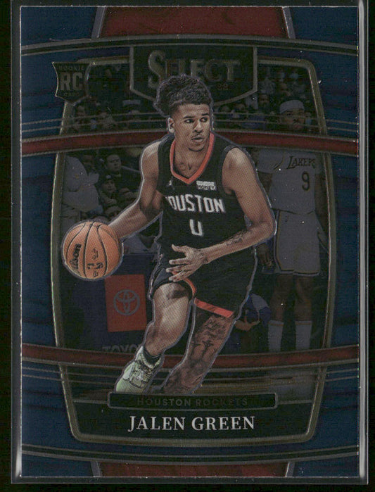 Jalen Green 2021-22 Panini Select Blue (Retail Base) #7 RC Houston Rockets