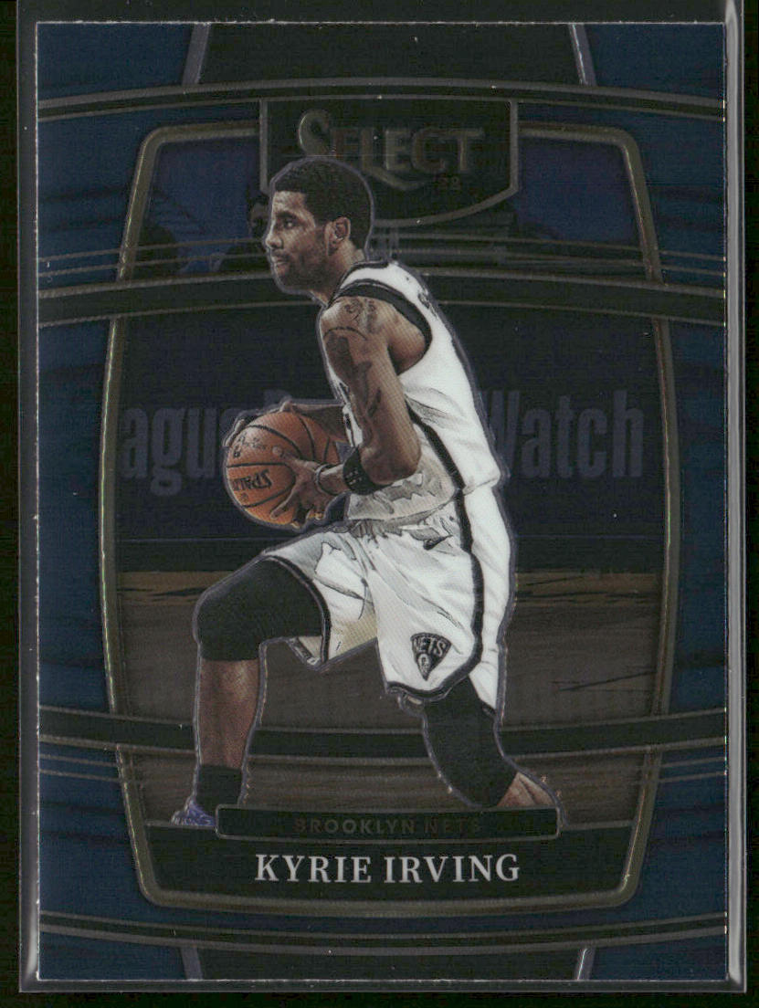 Kyrie Irving 2021-22 Panini Select Blue (Retail Base) #80 Brooklyn Nets