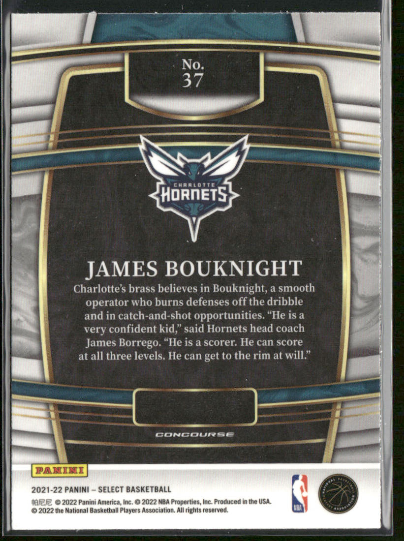James Bouknight 2021-22 Panini Select Blue (Retail Base) #37 RC Hornets