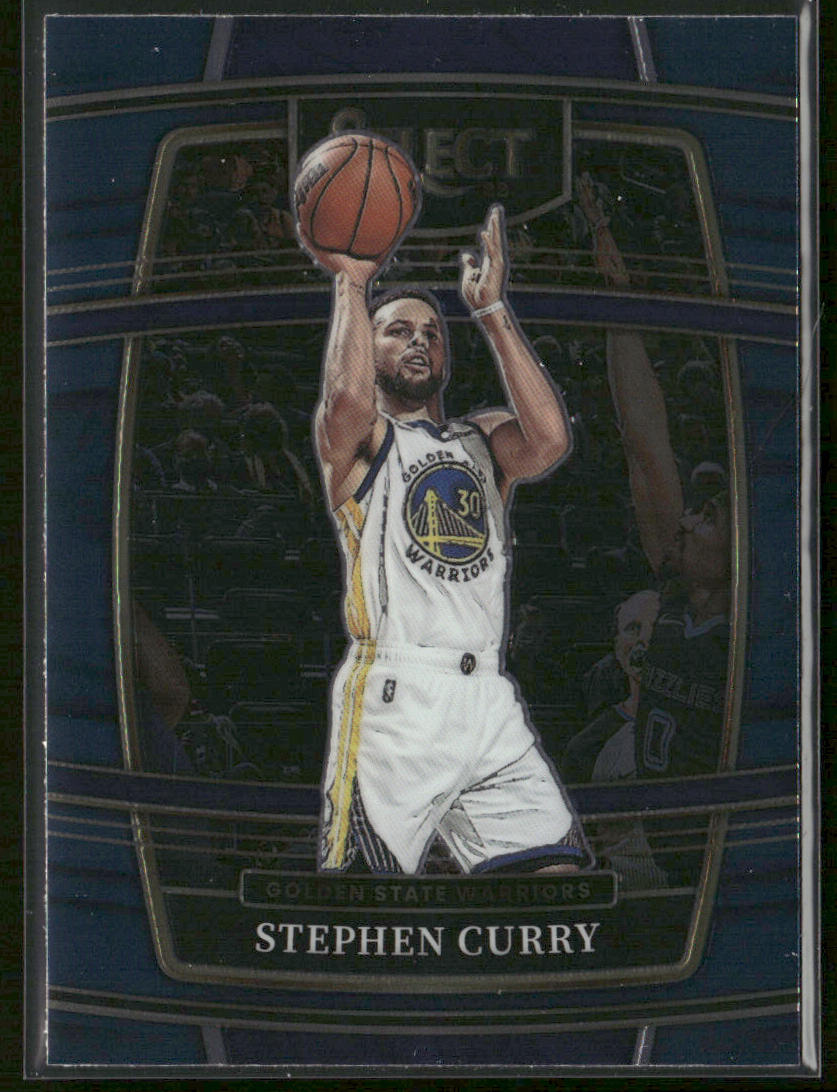 Stephen Curry 2021-22 Panini Select Blue (Retail Base) #94 Golden State Warriors