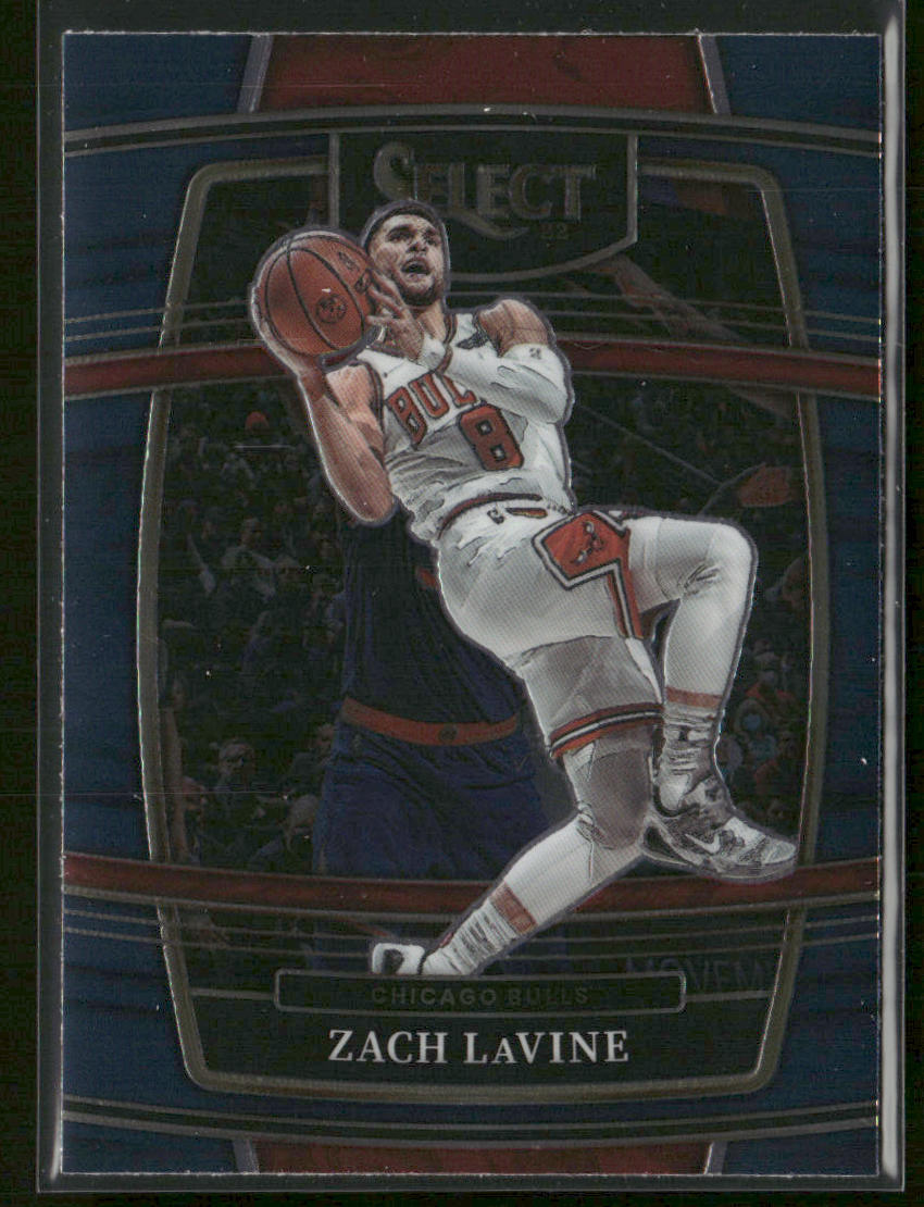 Zach LaVine 2021-22 Panini Select Blue (Retail Base) #76 Chicago Bulls