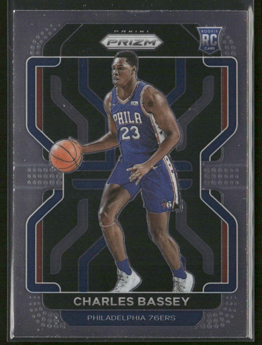 Charles Bassey 2021-22 Panini Prizm #304 RC Philadelphia 76ers