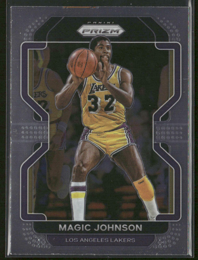 Magic Johnson 2021-22 Panini Prizm #248 Los Angeles Lakers