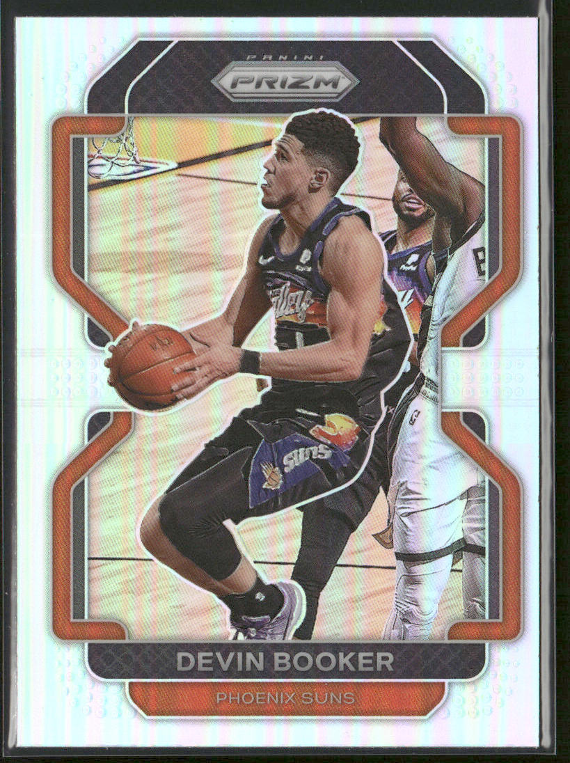 Devin Booker 2021-22 Panini Prizm Silver #203 Phoenix Suns