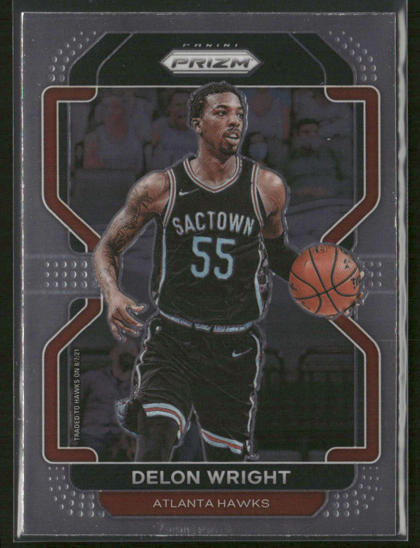 Delon Wright 2021-22 Panini Prizm #57 Atlanta Hawks front