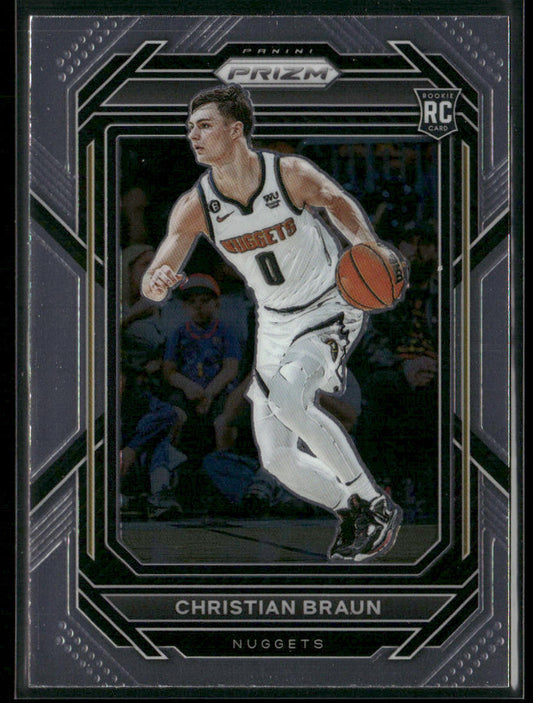 Christian Braun 2022-23 Panini Prizm #223 RC Denver Nuggets