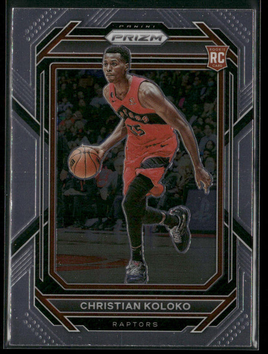 Christian Koloko 2022-23 Panini Prizm #265 RC Toronto Raptors