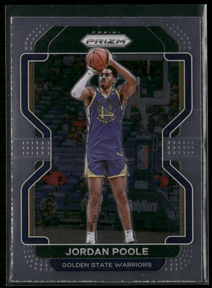 Jordan Poole 2021-22 Panini Prizm #222 Golden State Warriors