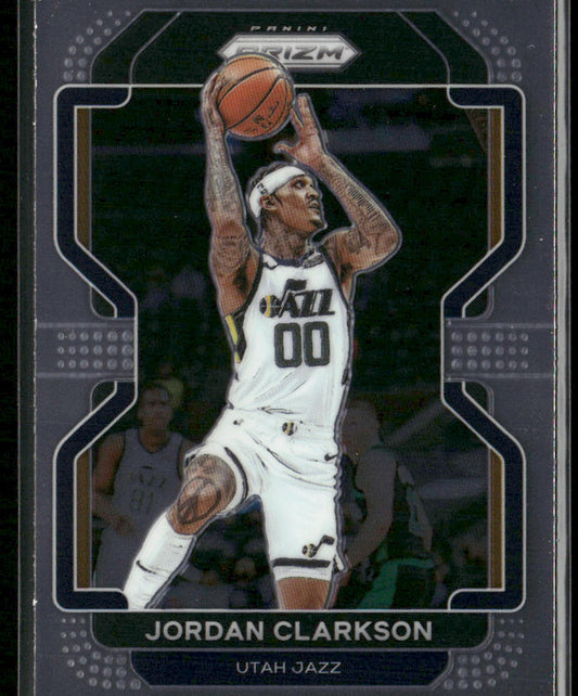 Jordan Clarkson 2021-22 Panini Prizm #127 Utah Jazz front