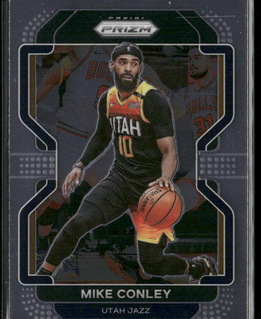 Mike Conley 2021-22 Panini Prizm #117 Utah Jazz front