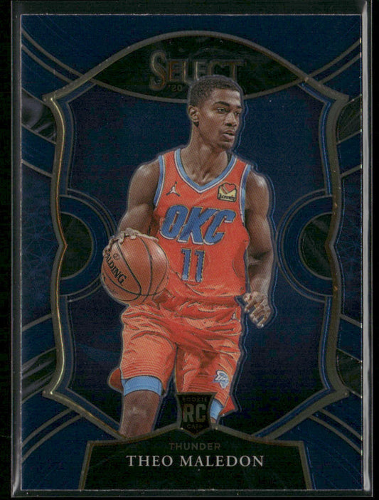 Theo Maledon 2020-21 Panini Select #94 RC Oklahoma City Thunder
