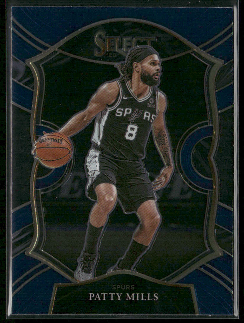 Patty Mills 2020-21 Panini Select Blue #48 San Antonio Spurs