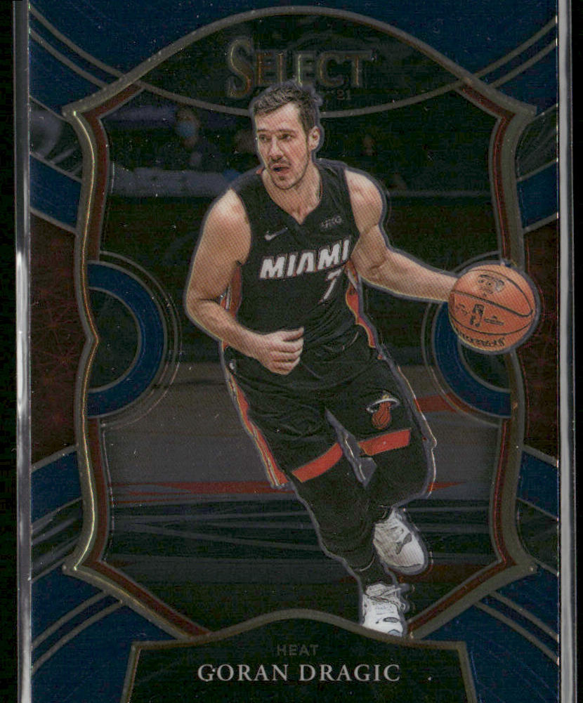 Goran Dragic 2020-21 Panini Select Blue #22 Miami Heat