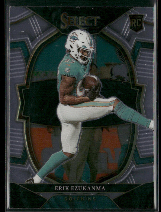 Erik Ezukanma 2022 Panini Select #95 RC Miami Dolphins